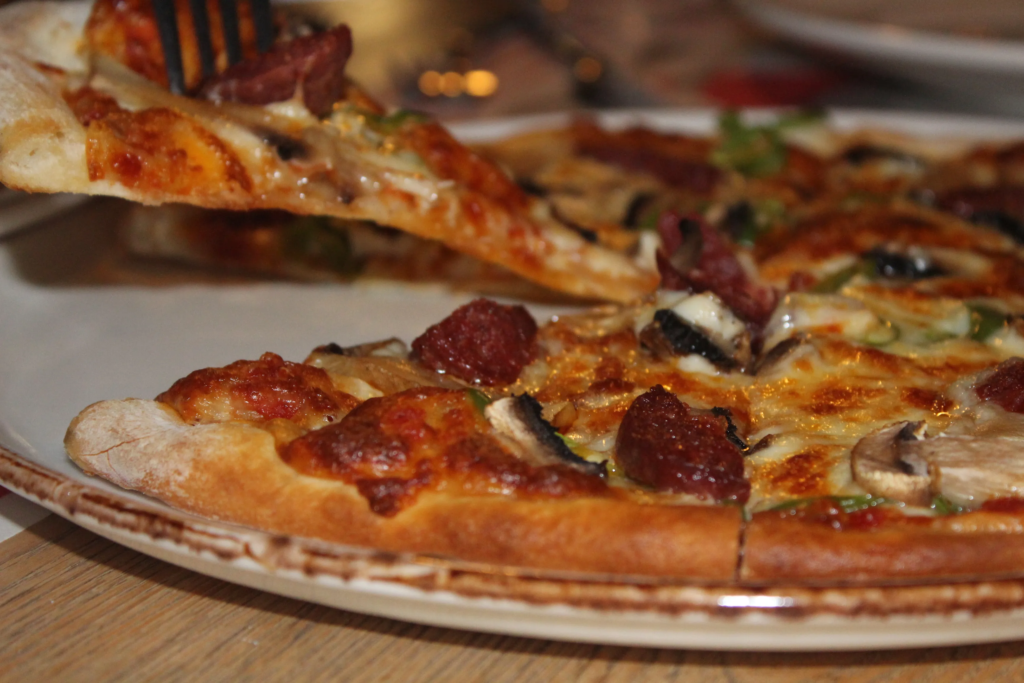 Stone oven pizza and specialties